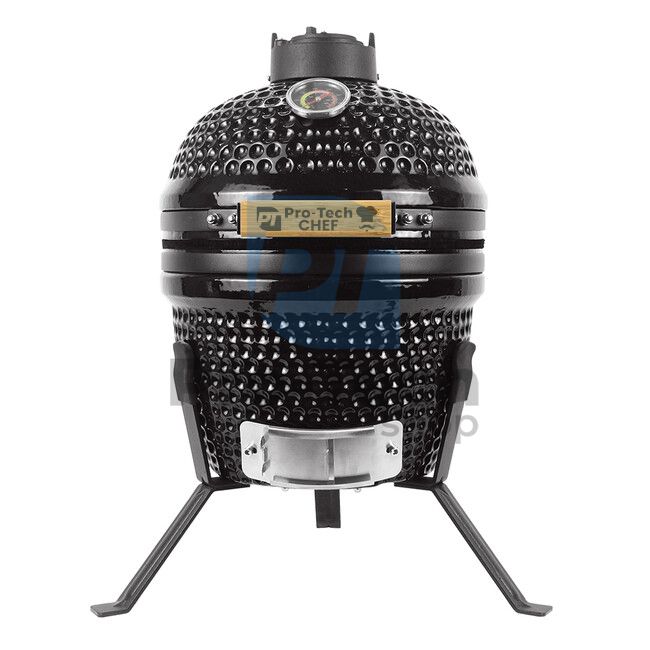 Ceramiczny grill ogrodowy Kamado CL-13 czarny Pro-Tech CHEF 40155