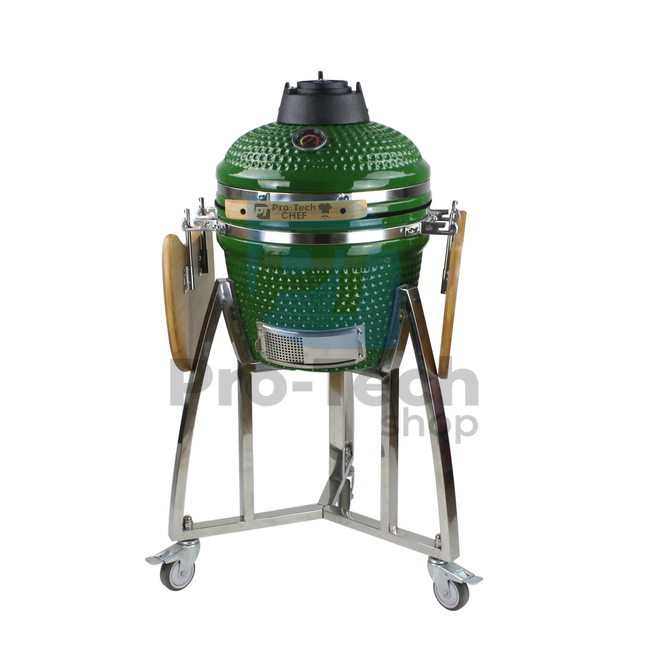 Ogrodowy grill ceramiczny Kamado CL-16 zielony Pro-Tech CHEF 40283