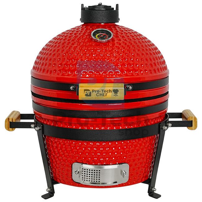 Ogrodowy grill ceramiczny Kamado CL-16T czerwony Pro-Tech CHEF 40279