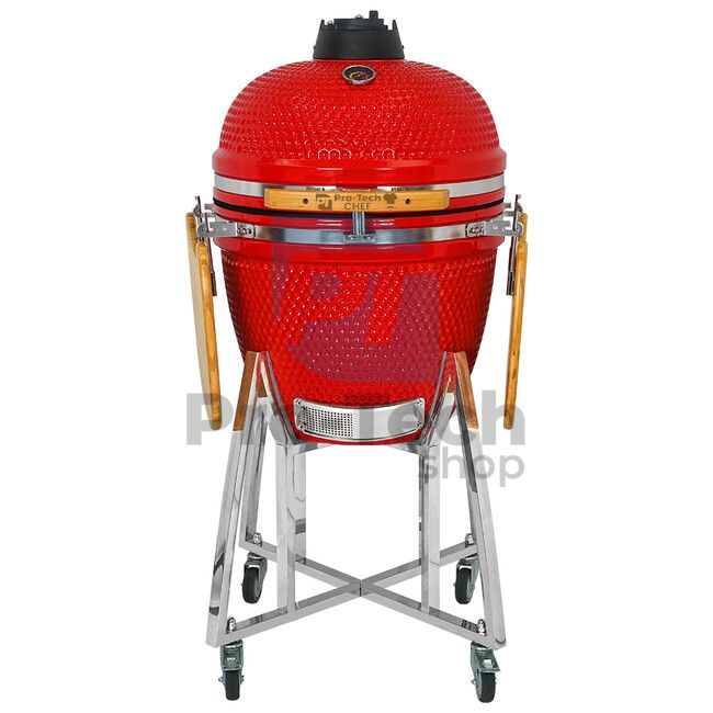 Ogrodowy grill ceramiczny Kamado CL-21 czerwony Pro-Tech CHEF 40393