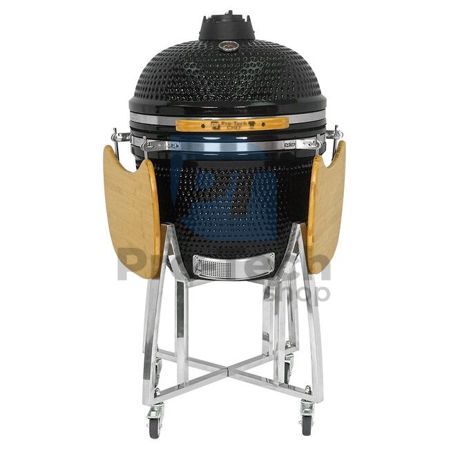 Ceramiczny grill ogrodowy Kamado CL-23,5 czarny Pro-Tech CHEF 40511