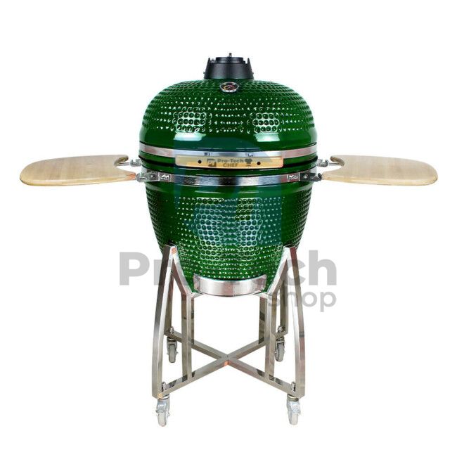 Ceramiczny grill ogrodowy Kamado CL-23,5 zielony Pro-Tech CHEF 40512