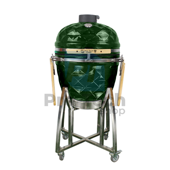 Ceramiczny grill ogrodowy Kamado DM-18 zielony Pro-Tech CHEF 40530