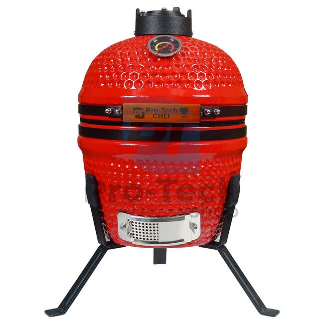 Ogrodowy grill ceramiczny Kamado CL-13 Pro-Tech CHEF czerwony 40200