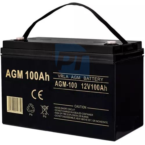 Akumulator zapasowy AGM Plus 12V 100AH 75595